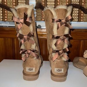 UGG Ribbon Boots